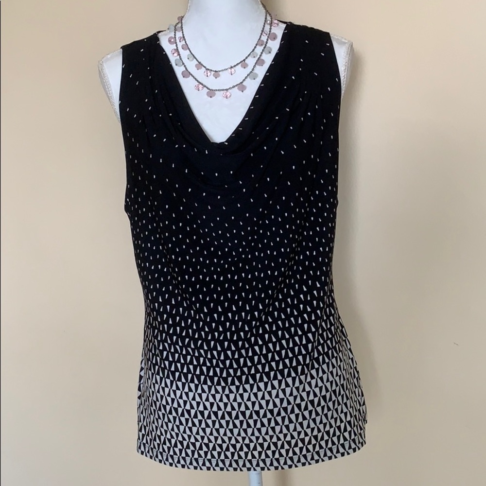 Calvin Klein  Black and white top